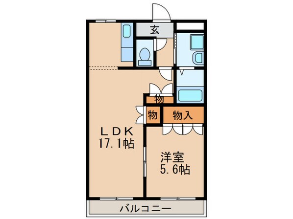 メゾン丸山の物件間取画像